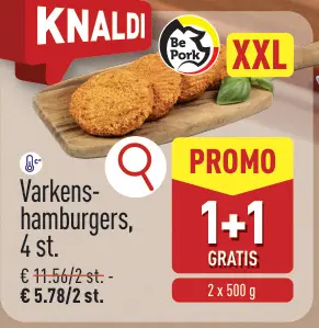Promotie: Varkenshamburgers