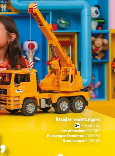 Aanbieding: Bruder MAN kraanwagen