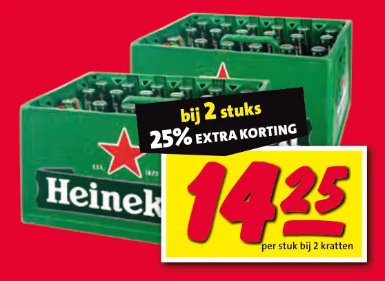 Aanbieding: Heineken krat