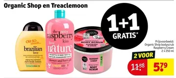 Aanbieding: Organic Shop en Treaclemoon