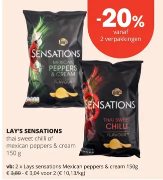 Aanbieding: Lay's sensations