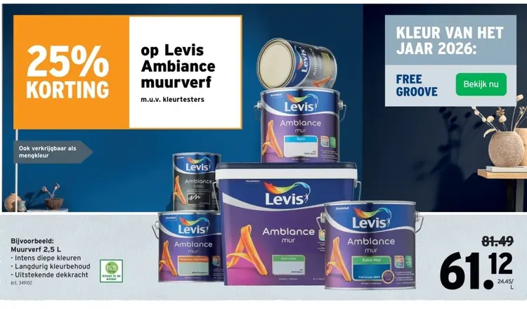 Promotie: Muurverf