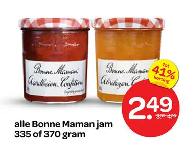 Aanbieding: Bonne Maman jam