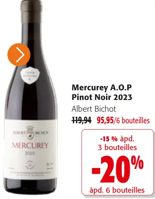 Offre: Mercurey A.O.P Pinot Noir 2023