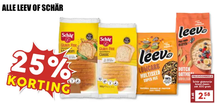 Aanbieding: Schär glutenvrije brood classic