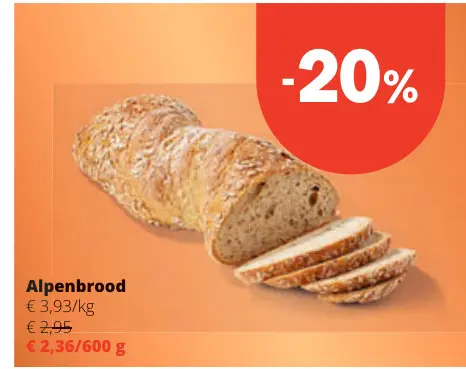 Aanbieding: Alpenbrood