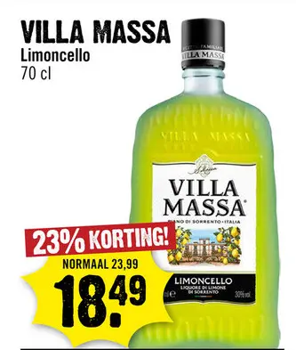 Aanbieding: Villa Massa Limoncello 70 cl
