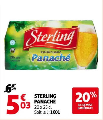 Offre: Sterling panaché