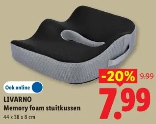Aanbieding: Memory foam stuitkussen