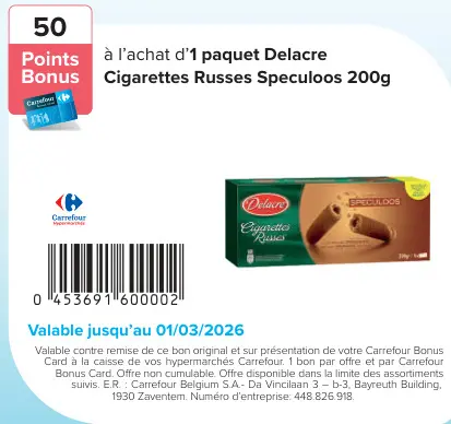Offre: Cigarettes Russes Speculoos