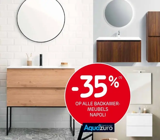 Promotie: Badkamermeubels napoli