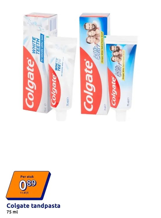 Promotie: tandpasta