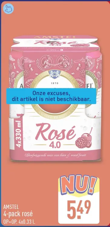 Aanbieding: 4-pack rosé