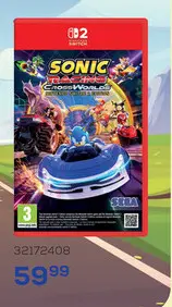 Promotie: Sonic racing cross worlds