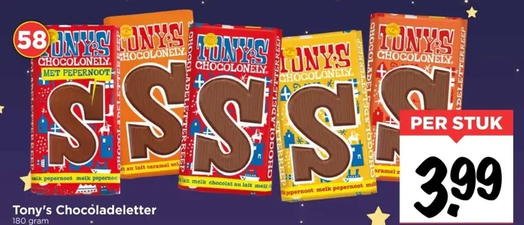 Aanbieding: Chocoladeletter