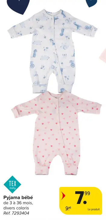 Offre: Pyjama bébé