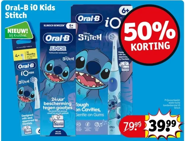 Promotie: Oral-B iO Kids Stitch