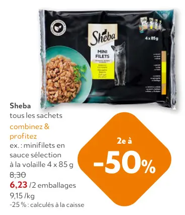 Offre: minifilets en sauce sélection à la volaille