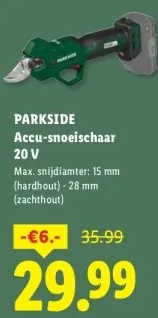 Aanbieding: Accu-snoeischaar