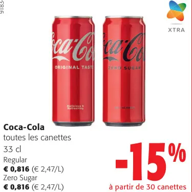 Offre: Coca-Cola