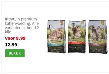 Aanbieding: Intratuin premium kattenvoeding