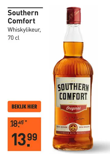 Aanbieding: Southern Comfort 70CL
