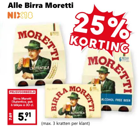 Aanbieding: Birra Moretti