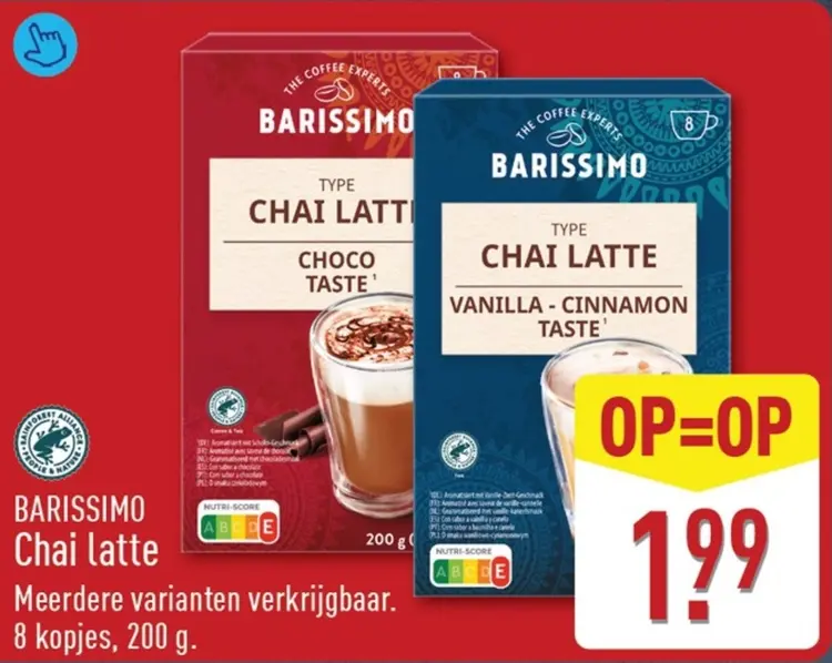 Aanbieding: Chai latte