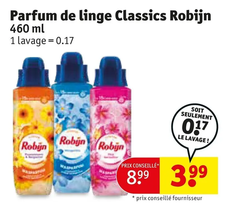 Offre: Parfum de linge Classics