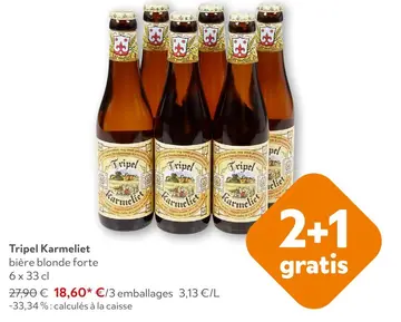 Offre: Tripel Karmeliet