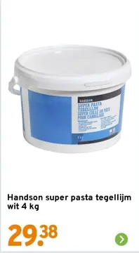 Aanbieding: Handson super pasta tegellijm wit