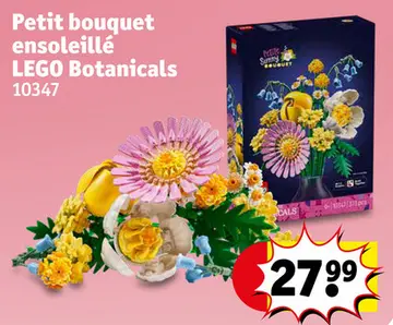 Offre: Petit bouquet ensoleillé LEGO Botanicals