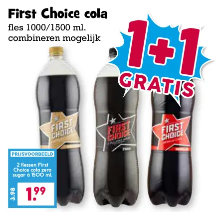 Aanbieding: First Choice cola