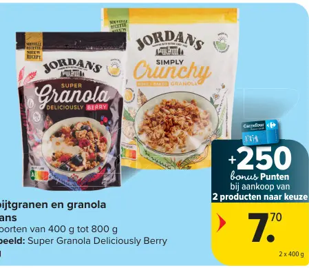 Promotie: Ontbijtgranen en granola