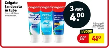 Aanbieding: Colgate tandpasta in tube