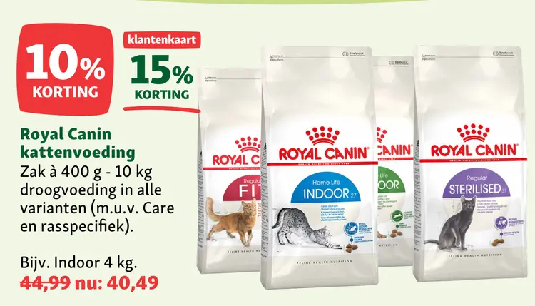 Aanbieding: kattenvoeding