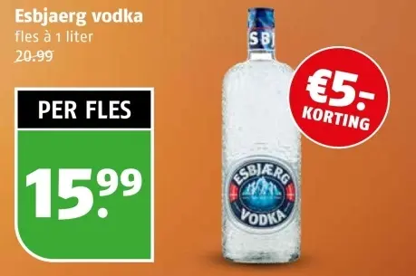Aanbieding: Esbjaerg vodka