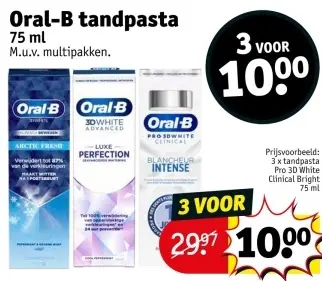Promotie: Oral-B tandpasta