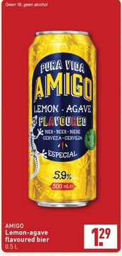 Aanbieding: Lemon - agave flavoured bier