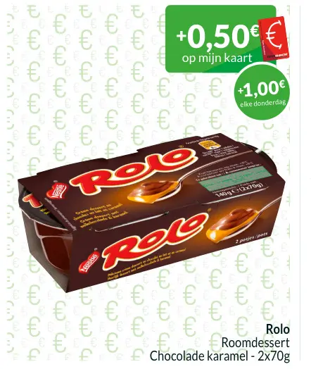 Promotie: Rolo Roomdessert Chocolade karamel