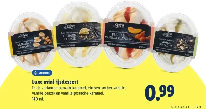 Aanbieding: Luxe mini-ijsdessert