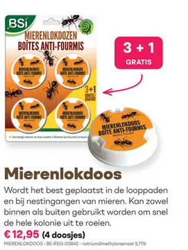 Aanbieding: Mierenlokdoos