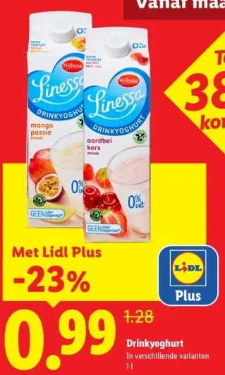 Aanbieding: Linessa Drinkyoghurt