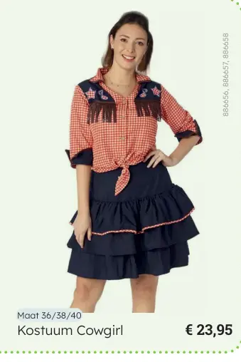 Promotie: Kostuum Cowgirl