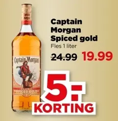 Aanbieding: Captain Morgan Spiced gold