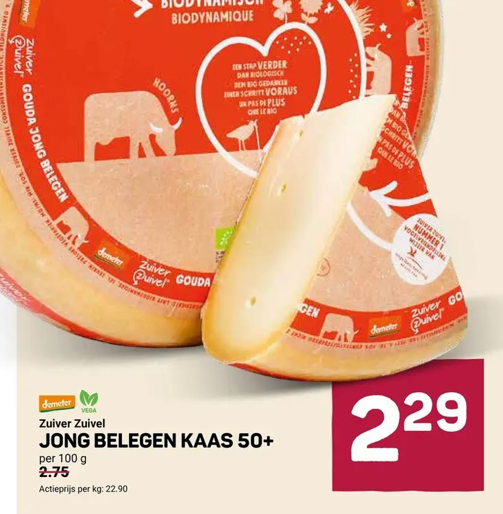 Aanbieding: Jong belegen kaas 50+