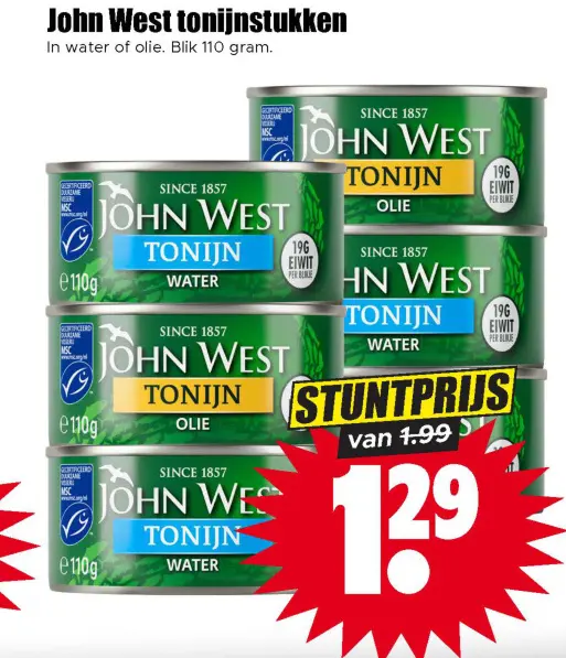 Aanbieding: Tonijnstukken