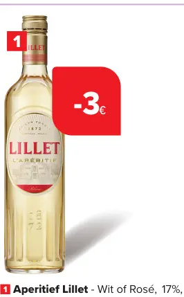 Promotie: Aperitief Lillet