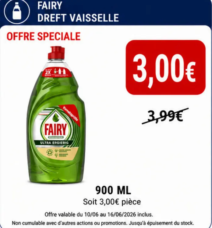 Offre: Dreft vaisselle