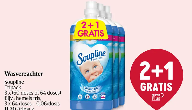 Aanbieding: Soupline Tripack